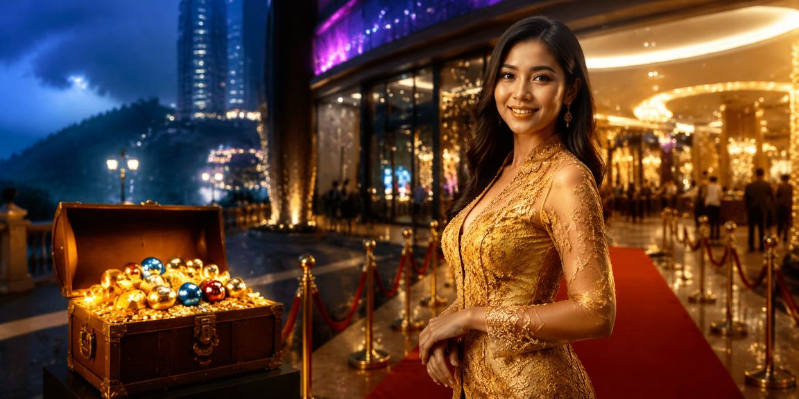 Permainan loteri gaya kebaya di Genting Highlands Malaysia suasana meriah